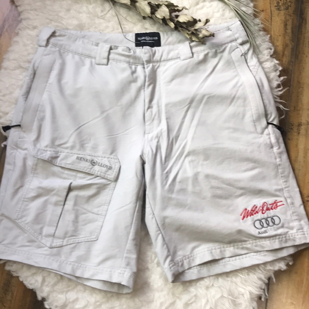 Henri Lloyd Cargo Khaki Shorts Size 36